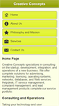 Mobile Screenshot of creativeconcepts.com