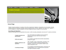 Tablet Screenshot of creativeconcepts.com